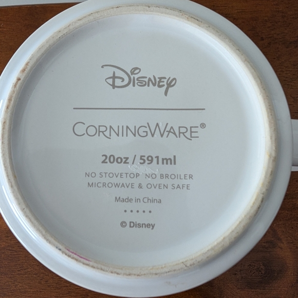 Corningware Disney Minnie Mouse Soup Mug with Pink and Black Design 20 Oz - Picture 6 of 9